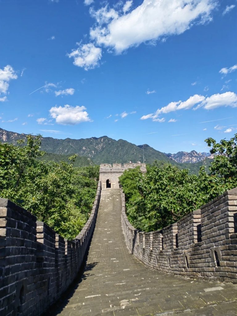 Mutianyu Great Wall under the Blue Sky and White Clouds - 2