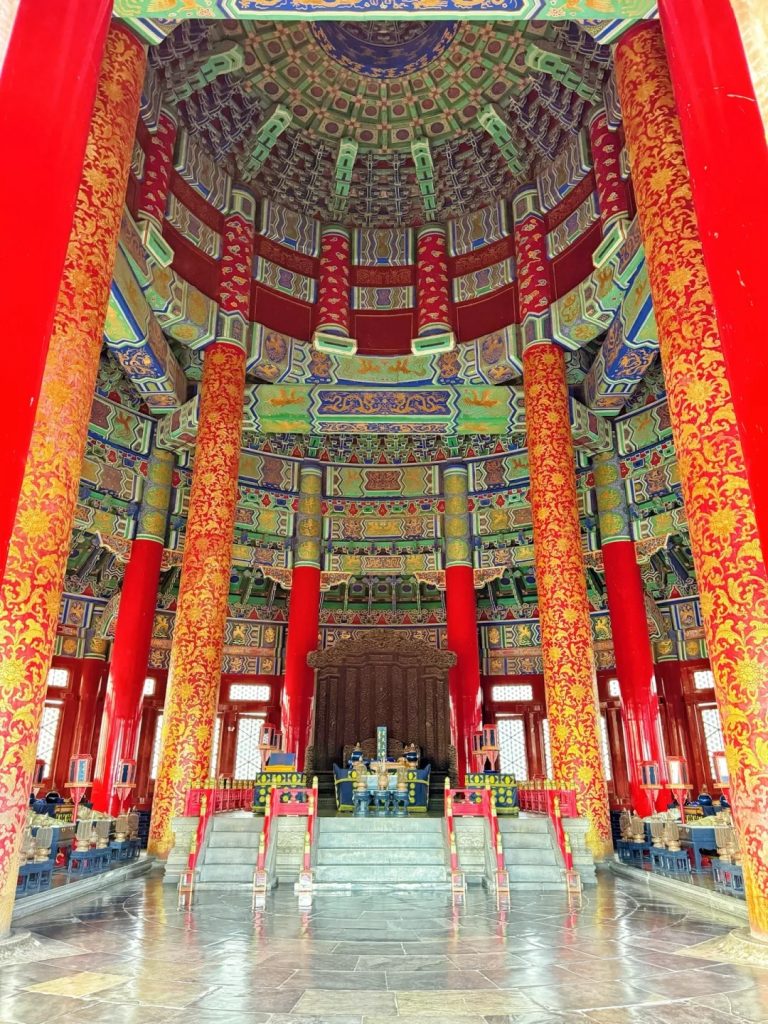 Interior of the Hall of Prayer for Good Harvests