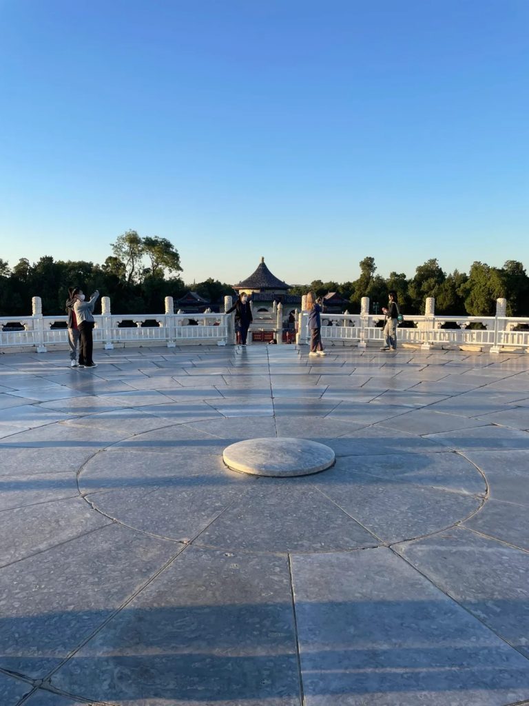 The Heart of Heaven Stone at the Center of the Circular Mound Altar