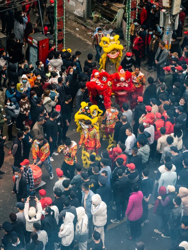 Lion dance