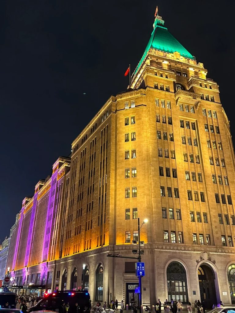 Night View of Peace Hotel